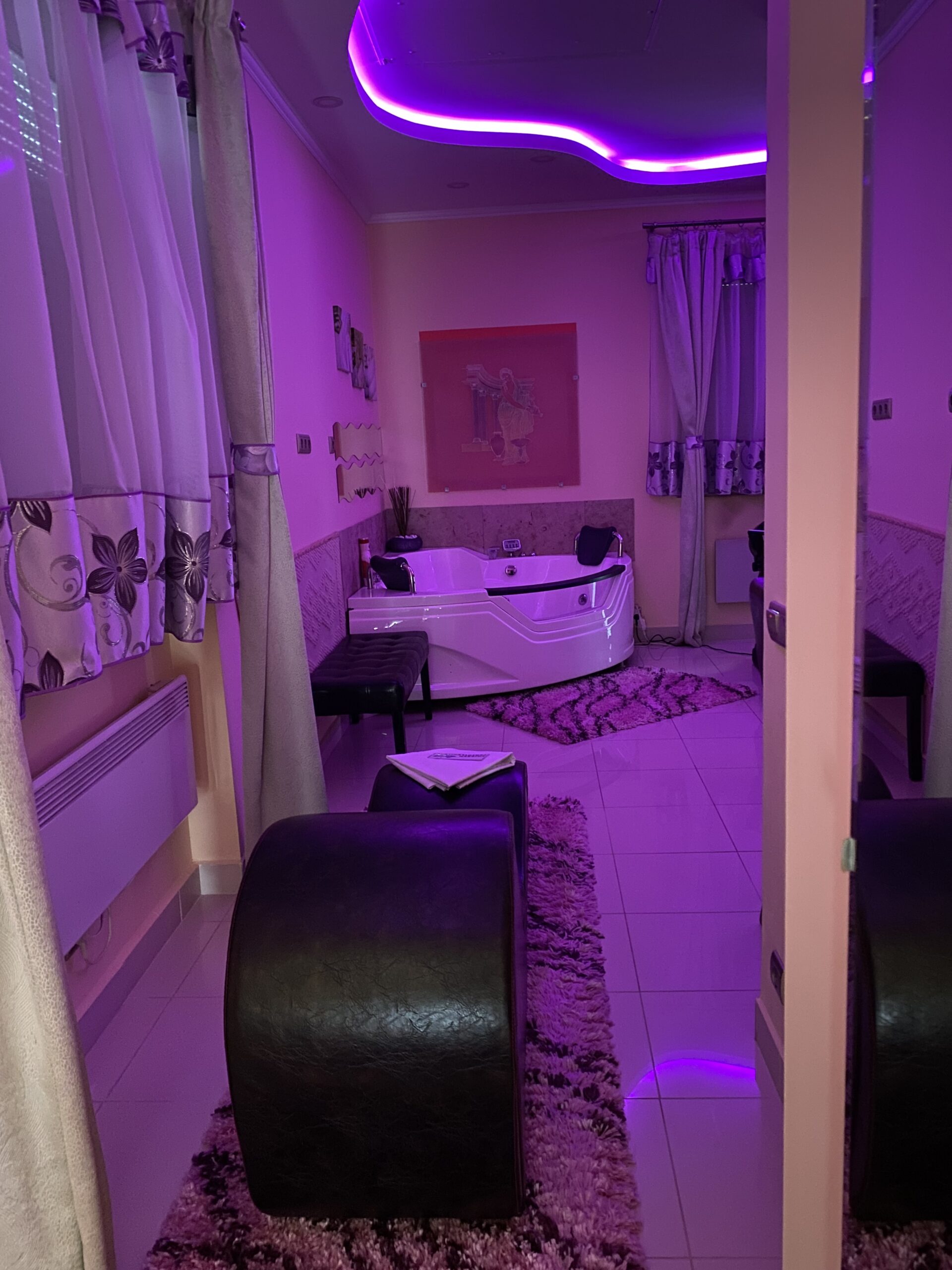 Pezsgő és hangulatfény